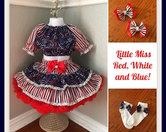 Red Glitz Pageant Dress